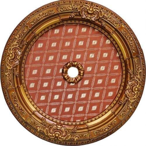 Decorative Round Designed Vintage Looking Ceiling Medallion for Chandeliers 60cm 23.62