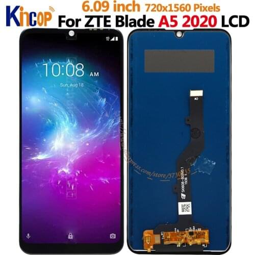 6.09"For ZTE Blade A5 2020 Display Screen A52020 Touch Sensor Digitizer Assembly For ZTE A5 2020 lcd Display Replacement