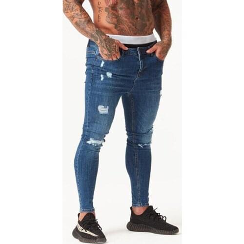 Melody 2020 Summer Bule Streetwear Denim Jeans Slim Fit Jeans Denim Men Casual Skinny Straight Fashion Slim Pencil Denim Pants