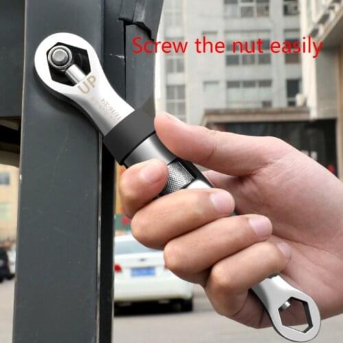 Flexible Type Pocket Wrench 1/4-inch to 3/4-inch 7mm to 19mm Adjustable 23-IN-1 Multi Functional Universal E-Torx