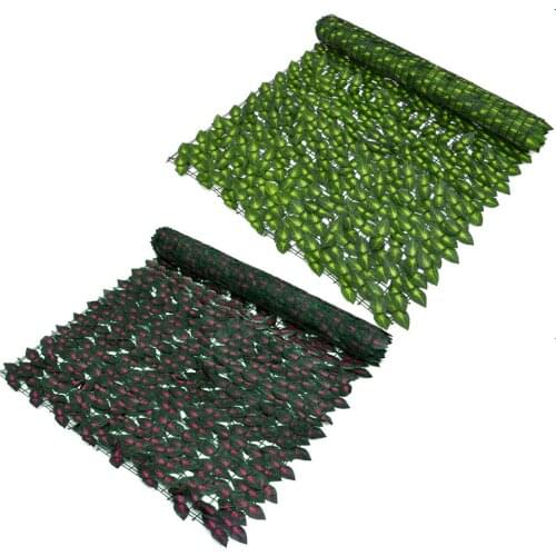 Artificial Ivy Screening Rolls Ivy Privacy Fence Screen Leaf Privacy Fence Hedge Fence Outdoor Garden Backyard Fence Decoration