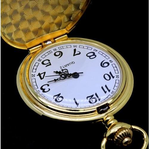Pocket Watch Unisex Retro Alloy Smooth Vintage Pocket Watch for Daily Life