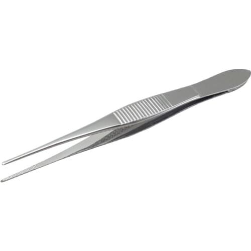 Cosmetic stainless steel ophthalmic forceps surgery double eyelid hook without hook 10cm fine plastic forceps medical eyelash cl