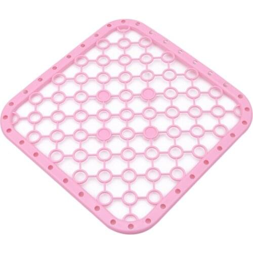 Multifunctional Kitchen Insulation Pads Kitchen Table Placemat Vegetables Dishes Sink Drying Rack Draining Board Mat Big Grids
