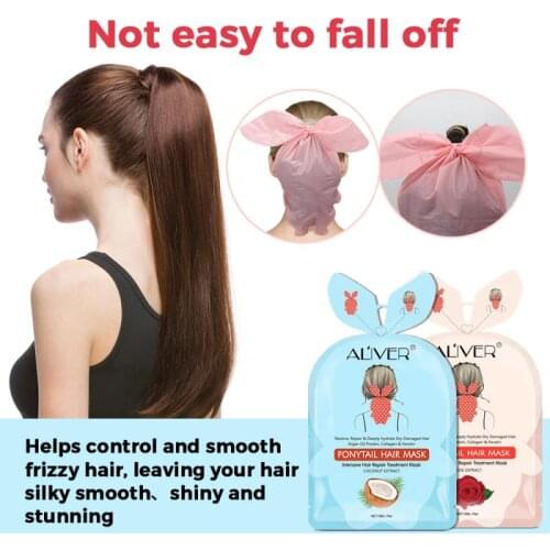 HOT 15ml Hair Mask Tail Nursing Mask Deep Nourishment Hair Membrane Repair Hair Bifurcation Buttercup Hair Treatment Care TSLM1