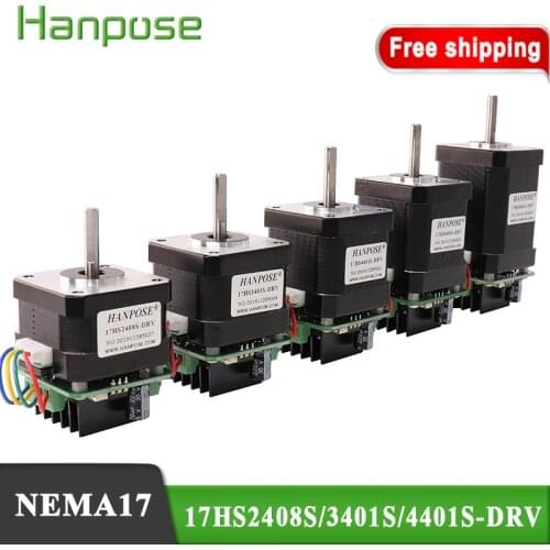 Micro large torque 42 stepping motor drive 17HS4401S-DRV 28 34MM module integrated suit motor control board manufacturer direct