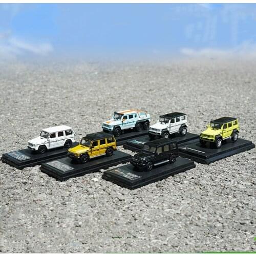 1/64 alloy casting car model BENZ G63 6X6 G500 4X4 G-class pickup truck high-end collection holiday gift