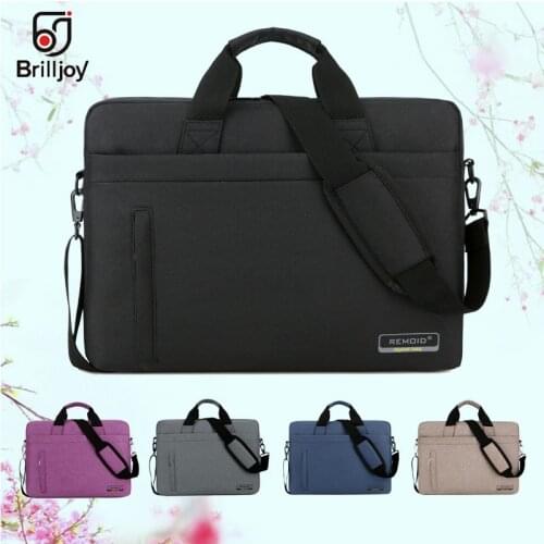 Brilljoy New Unisex 13.3 15.6 17 Inch Laptop Briefcase Bag Handbag Mens Nylon Briefcase Mens Office Bags Business Computer Bags