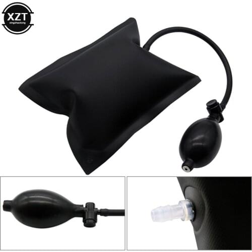 Black Mounted Air cushion Aluminum AlloyAirbag Air Cushion Hand Pump air Wedge Inflatable Door Opener forFamily