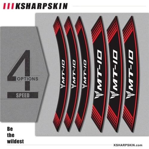 New personality motorcycle sticker tire decal reflective decorative wheel film suitable for YAMAHA MT-10