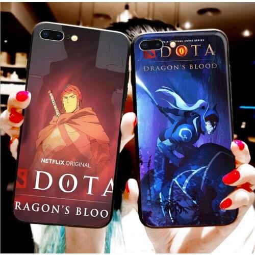 The new American TV series Dota: Dragons Blood For iPhone 11 12 Pro XS MAX XR X 7 8 6Plus SE 2021 Soft Silicone Phone Cove