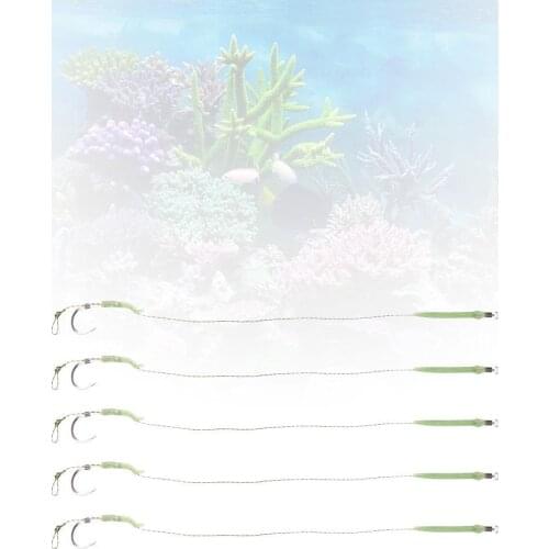 Soft-braid Fishing Line No 2/4/6/8 Fishing Hook Link Combi Hair Rig Ready Hook Ready Carp Tied Made Hirisi Outdoor X6C9