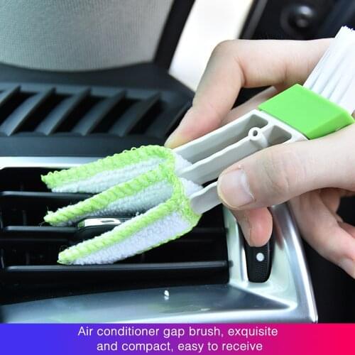 Car Air Conditioner Vent Slit Paint Cleaner Brush Tar Spot Remover Dusting Brush Blinds Keyboard Cleaning Car Wash Tool