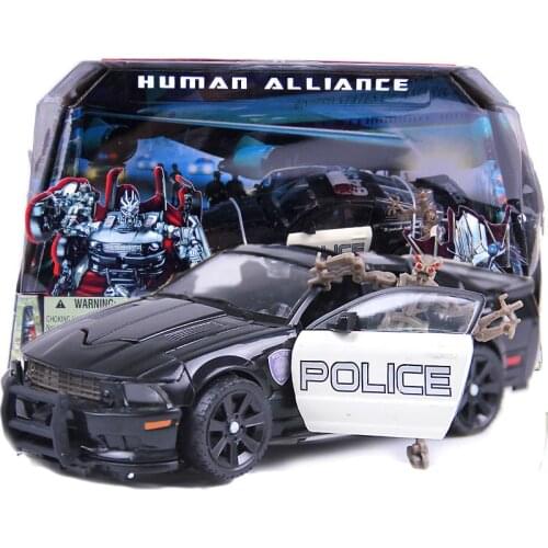 Transformation Barricade Frenzy - Human Alliance Movie Version KO Action Figure Robot Toys