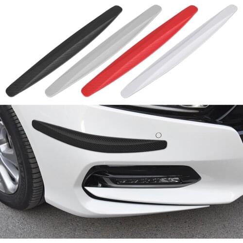 Anti-Scratch Strips Sticker Anti-collision Protect Strip Auto Front/Rear Bumper Protector Corner Guard 2Pcs/Set Protector Films