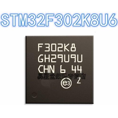 1PCS 100% brand new original authentic STM32F302K8U6 QFN-32 32F302K8U6 QFN32 code: F302K8 32-bit microcontroller chip