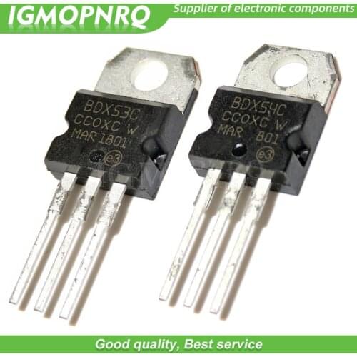 10pcs/lot BDX53C BDX54C BDX53 BDX54 TO220 EACH 5pcs/lot New Original