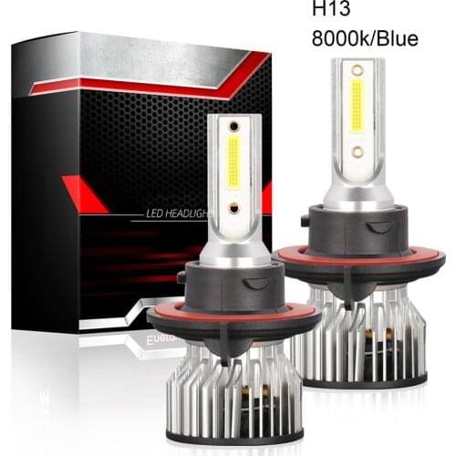 LED Bulb Led Headlights Bulbs H13 H13/ 8000k 2Pcs Car Driving Lamp Automobile And Motorcycle Accessories Automative Lighting