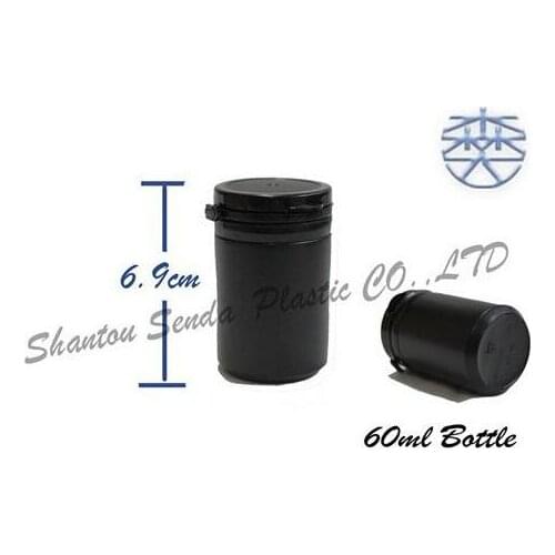 Free shipping 20PCS/LOT Mini hot sale HDPE material tear- off sealing type bottle , food grade 60ml chewing gum bottle