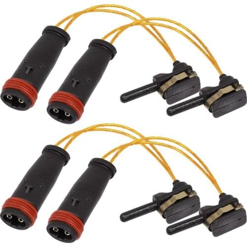 4 Pcs 2205401717 2115401717 Brake Pad Wear Sensor Compatible For Mercedes Front Rear Brake Pad Wear Sensor W220 W211 C300 C350 E
