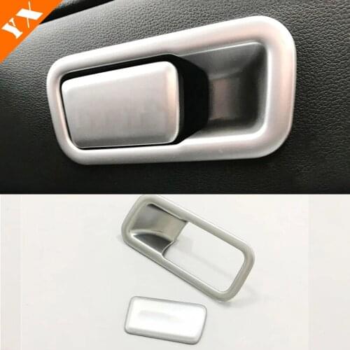 For Hyundai Kona Encino ABS Carbon/Matte Car CoPilot Glove Box Handle Bowl Cover Interior Trim 2017 18 19 2020 Accessories 2pcs
