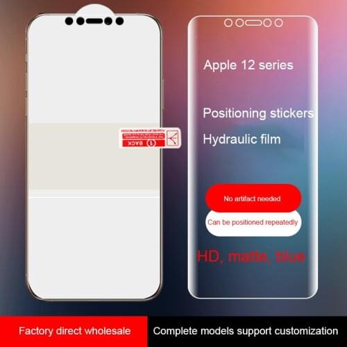 Screen Protector Hydrogel Film For IPhone 12/Pro/Mini/Pro Max Soft Protective Film For IPhone Not Glass