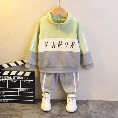 Cotton Children Spring Autumn Outfit Clothes Baby Boys Girls sport coat Pants 2Pcs/set Fashion Toddler Casual Clothing Tracksuit