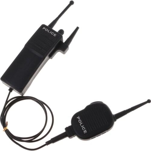 Artificial Police Interphone Toy Game Prop Kids Toy Party Accessories