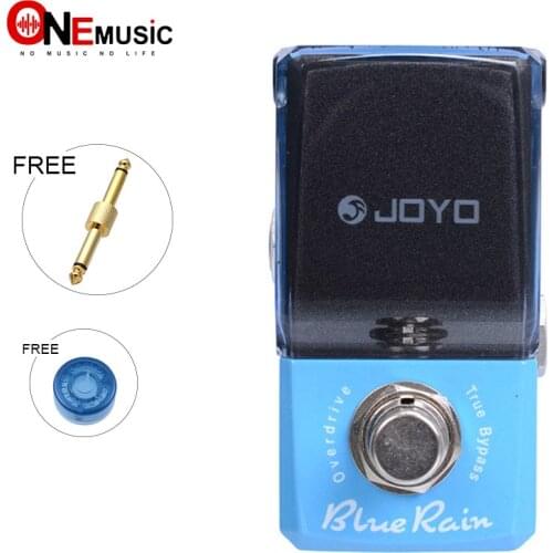 Joyo Blue Rain Overdrive Effect guitar pedal JF-311 New Ironman Mini Series Effect Pedal with Pedal connector And MOOER Knob
