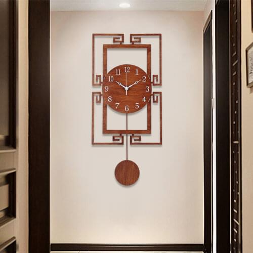 Chinese Style Creativity Silence Wall Clocks Modern Design Simple Decorative Wall Clocks Abstract Horloge Home Fashion EK50bgz