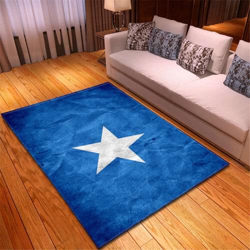 Nordic Romantic Stars Carpets Bedroom Kids Play Mat Soft Flannel Memory Foam Big Tea Table Area Rugs Carpet for Living Room