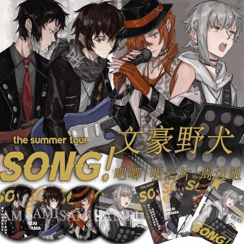 Bungo Stray Dogs Metal Badge Buttons Brooch Pin dazai osamu Nakahara Chuuya Ryunosuke Akutagawa Nakajima Atsushi Gifts Anime