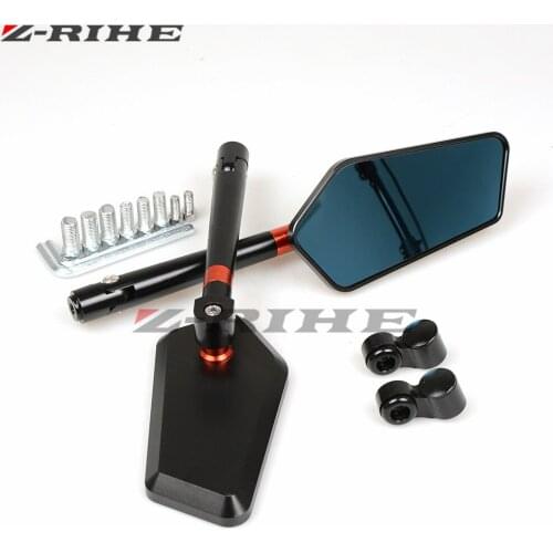 Motorbike Motorcycle Rearview Side Mirrors Set CNC Aluminum For Honda CBR500R CB500F CB500X 2013 2014 CBR 500R CB500