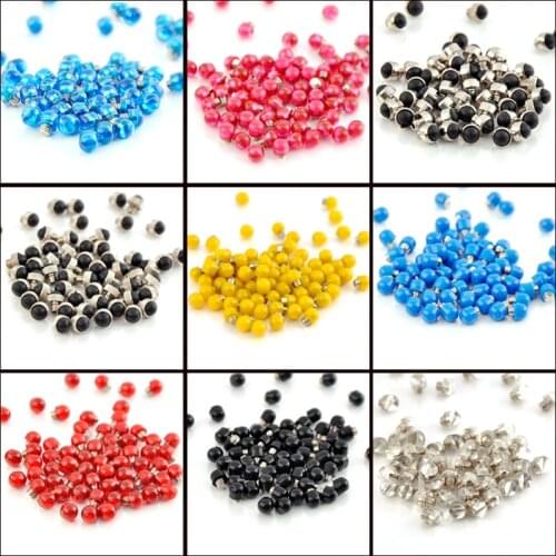 50 pcs/lot Scissors Silencer Parts Stainless Steel Silencieux Haircutting Styling Scissors Accessories Bumpers Silenciador