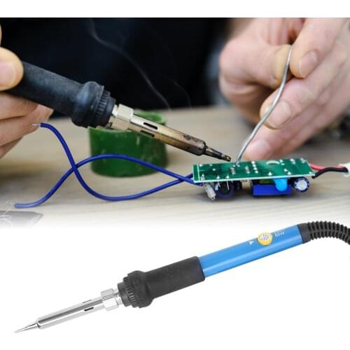 60W Electric Soldering Iron Kit 200-450 Celsius Adjustable Temperature DIY Welding Tool Kit With Switch Function