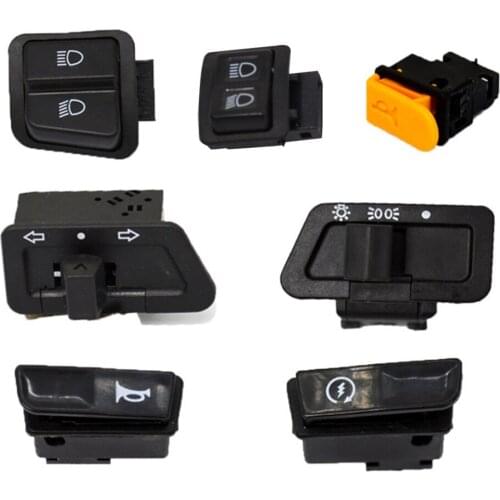 7pcs/lot Head Light Horn Dimmer Turn Signal Starter Switches Button For Gy6 50cc 125cc 150cc Moped Scooter