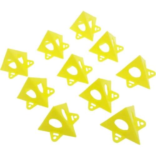 10pcs Painting Pyramids Mini Triangular Canvas Stand for Canvas and Cabinet Door Risers Pouring Paint Canvas Support Stands