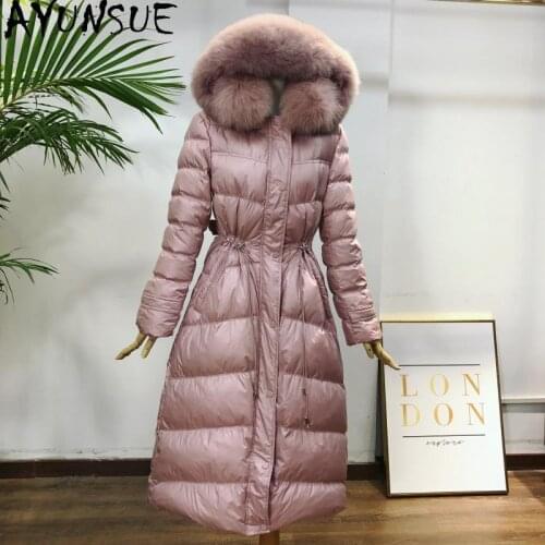 Womens Down Jacket Autumn Winter Coat Female Jacket Women Clothes 2020 Fur Collar Parka Korean Long Puffer Coat Chaqueta Mujer
