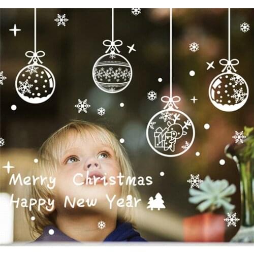 Merry Christmas Wall Art Removable Home Window Wall Stickers Decal Party Decor