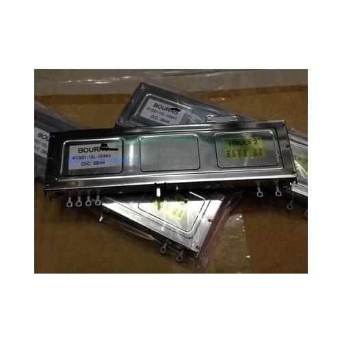 1PCS DJ PTS01-12L-103A3 10KAX2 132MM mixer fader push double fader potentiometer A10K