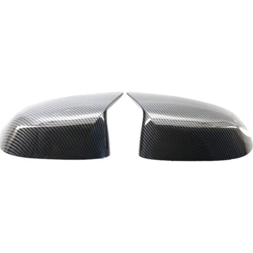 Premium 2Pcs Sturdy Left/Right Side Door Mirror Cover 51162446964 51162446965 ABS Side Mirror Cover Ultra-durable