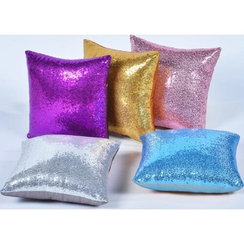 30/40/45/50/55CM Glitter Sequins Throw Pillow Case Cafe Home Decor Cushion Covers Home Decor For Sofa Seat Decorative Pillows