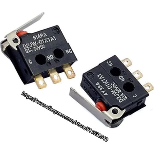 5PCS/Original Waterproof Micro Travel Switch D2JW-01K1A1 Micro Switch with Rod