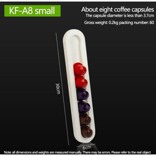 Acrylic Coffee Capsule Rack Creative Bamboo Coffee Capsule Rack Storage Display Rack