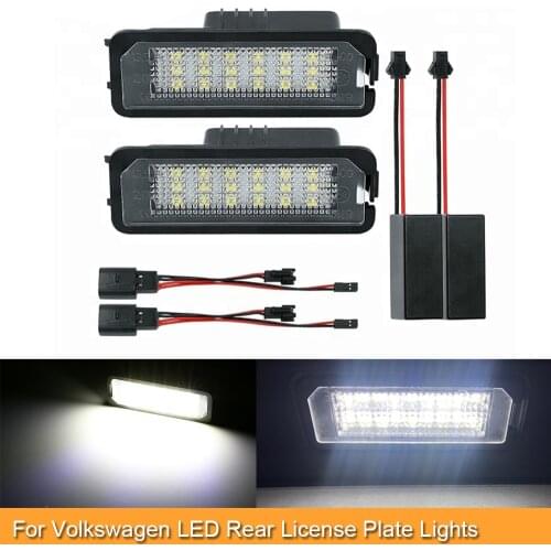 For Porsche 918 Spyder 718 Boxster Macan Cayenne Cayman Boxster 911 Carrera Turbo GT2 997 GT3 Car Rear LED License Plate Light