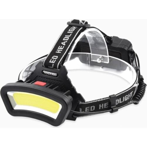 COB Headlamp Flashlights, USB Rechargeable Head Lamps with Red Lights and 4 Modes, Lightweight for Camping Cycling Hunting