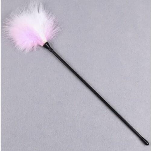 Feather Whip Brush Adult Games Toy SM for Couples Women Fetish Adult 42cm Different Colors Sticks Spank Paddle Fantasy Cosplay