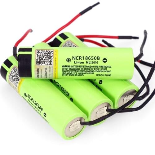 1-10PCS Liitokala new original NCR18650B 3.7V 3400mAh 18650 rechargeable lithium battery for battery + DIY Linie