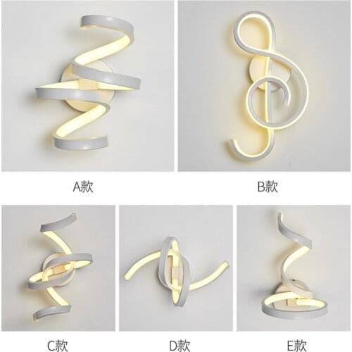 Loft deco maison crystal bedside aisle living room wall lights for home home deco