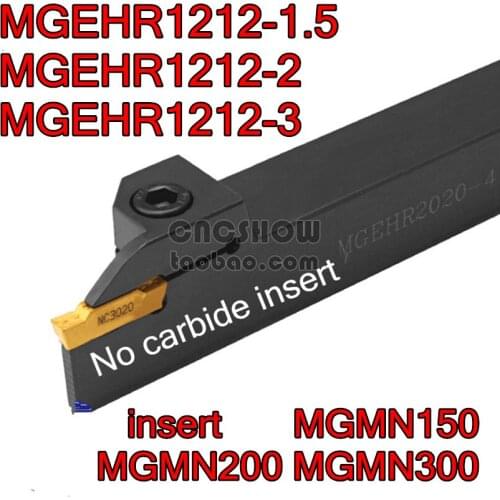 MGEHR1212-1.5 MGEHR1212-2 MGEHR1212-3 Use: Insert MGMN150 MGMN200 MGMN300 CNC Turning tool rod